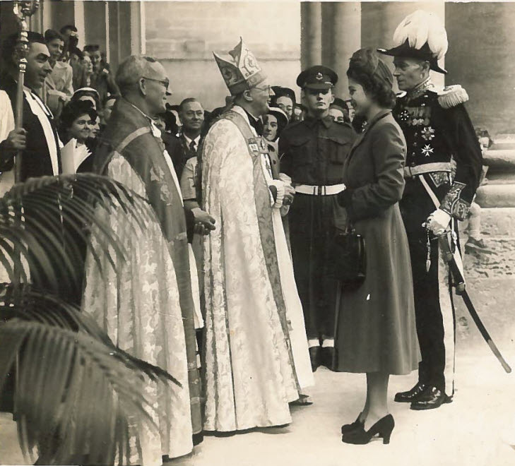 Queen Elizabeth in Malta